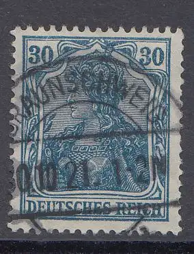D,Dt.Reich Mi.Nr. 144 Type I, Freim. Germania 