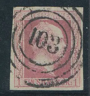Preußen, Mi.Nr. 6, König Friedrich-Wilhelm IV., gestempelt "103"