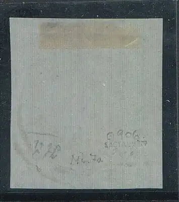 Preußen, Mi.Nr. 7, König Friedrich-Wilhelm IV., gestempelt "906", geprüft