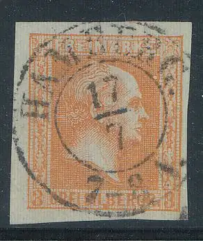 Preußen, Mi.Nr. 12a, König Friedrich-Wilhelm IV., gestempelt 