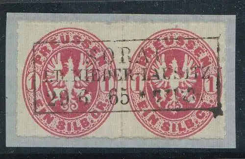 Preußen, Mi.Nr. 16, Preußischer Adler im Oval, gestempelt "Sorau"