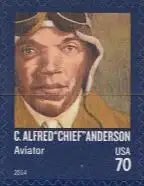 USA Mi.Nr. 5064BA Freim. Chief Anderson, Pilot, Fluglehrer, skl. (70)