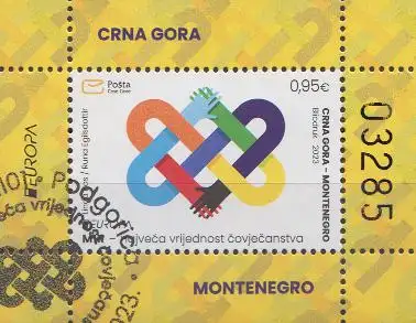 Montenegro Mi.Nr. Block 31 Europa 2023 Frieden