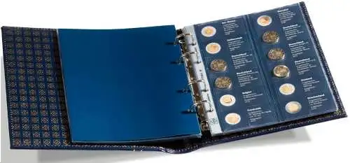 Leuchtturm Alben-Set “Europas 2€-Gedenkmünzen” Bd. 1+2+3+4+Gemeinschaftsausgaben