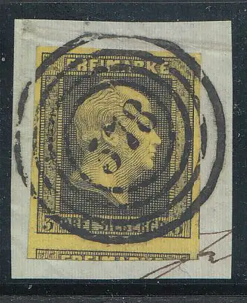 Preußen, Mi.Nr. 4, König Friedrich-Wilhelm IV., gestempelt "578", breitrandig