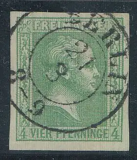 Preußen, Mi.Nr. 9a, König Friedrich-Wilhelm IV., gestempelt "Berlin"