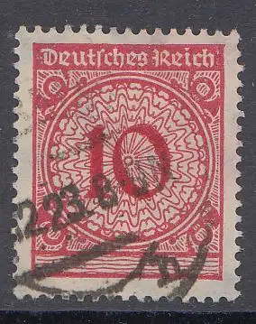 D,Dt.Reich Mi.Nr. 340 Freim.: Neue Wertziffenn ohne Währungsbezeichnung 