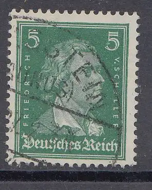 D,Dt.Reich Mi.Nr. 387 Friedrich von Schiller, Dichter 
