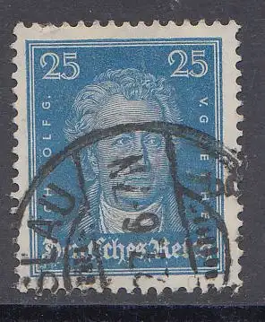 D,Dt.Reich Mi.Nr. 393 Johann Wolfgang von Goethe, Dichter (blau) (25)