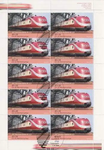 D,Bund Mi.Nr. Klbg.2562 Wohlfahrt 2006, Eisenbahn, TEE VT 11.5 (m.10x2562)