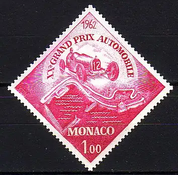 Monaco Mi.Nr. 687 20. Grand Prix von Monaco, Bugatti Rennwagen (1,00)