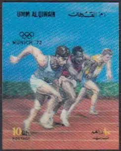 Umm al-Kaiwain Mi.Nr. 588 Olympia 1972 München, Sprint (10)