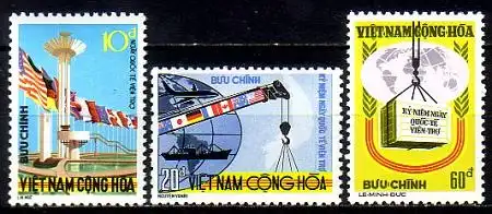 Süd-Vietnam Mi.Nr. 561-563 Internationaler Tag für Entwicklungshilfe (3 Werte)