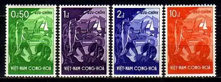 Süd-Vietnam Mi.Nr. 151-154 Reform des Lebensstandards (4 Werte)