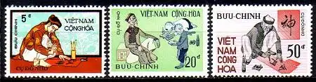 Süd-Vietnam Mi.Nr. 503-505 Kalligraphi (3 Werte)