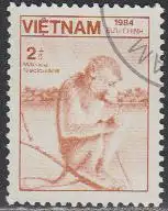 Vietnam Mi.Nr. 1540 Freim. Macaca fascicularis (2)