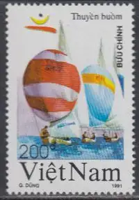 Vietnam Mi.Nr. 2281 Olympia 1992 Barcelona, Segeln (200)