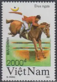 Vietnam Mi.Nr. 2285 Olympia 1992 Barcelona, Springreiten (2000)