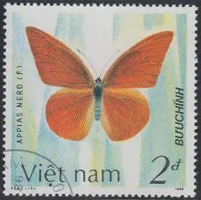 Vietnam Mi.Nr. 1804 Schmetterling Appias nero (2)