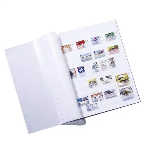 KABE Einsteckblätter ASTRA T mit 11 Pergaminstreifen, geteilt, weiß (5er-Pack)