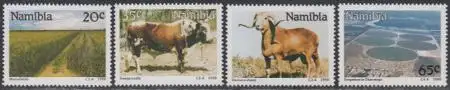 Namibia Mi.Nr. 679-82 Landwirtschaft (4 Werte)