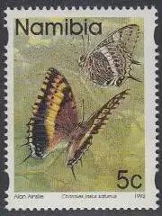 Namibia Mi.Nr. 751Cx Schmetterling Charaxes jasius saturnus (5)