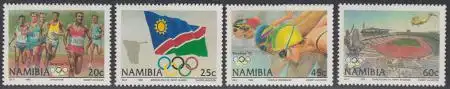 Namibia Mi.Nr. 727-30 Olympia 1992 Barcelona (4 Werte)