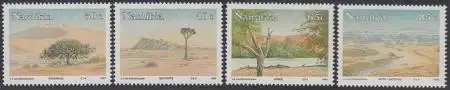 Namibia Mi.Nr. 743-46 Ansichten der Namibwüste (4 Werte)