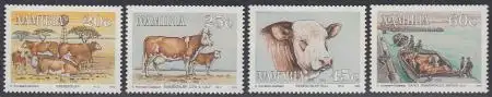 Namibia Mi.Nr. 739-42 100Jahre Simmentaler Rinder in Namibia (4 Werte)