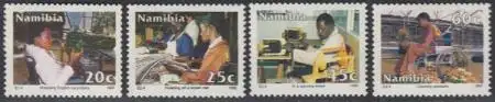 Namibia Mi.Nr. 731-34 Gleichstellung der Behinderten (4 Werte)