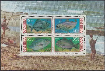 Namibia Mi.Nr. Block 19 Fische