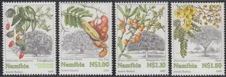Namibia Mi.Nr. 867-70 Bäume (4 Werte)