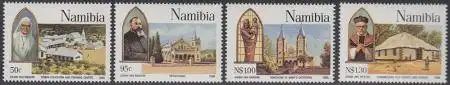 Namibia Mi.Nr. 808-11 100Jahre katholische Mission (4 Werte)