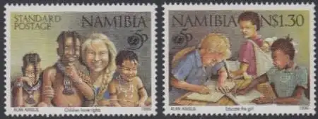 Namibia Mi.Nr. 813-14 50Jahre UNICEF (2 Werte)