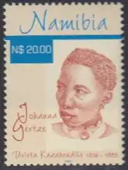 Namibia Mi.Nr. 1001 Johanna Gertze, Hebamme, Lehrerin (20.00)