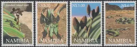 Namibia Mi.Nr. 1023-26 Flora, Welwitschia (4 Werte)