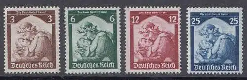 D,Dt.Reich Mi.Nr. 565-568 Saarabstimmung, Mutter und Kind (4 Werte), postfrisch