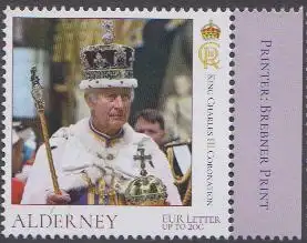 Alderney MiNr. 776 Krönung König Charles III. 