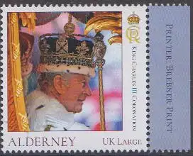 Alderney MiNr. 777 Krönung König Charles III. 
