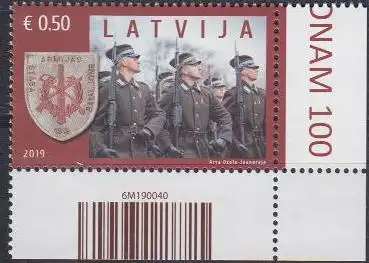 Lettland Mi.Nr. 1093 Stabsbataillon der lettischen Armee