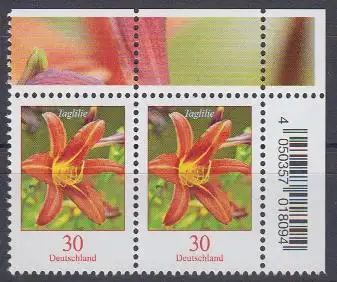 D,Bund Mi.Nr. 3509 Freim. Blumen, Taglilie, Paar (30)