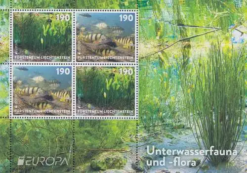 Liechtenstein MiNr. 2124-2125 Europa 2024 Unterwasserfauna und -flora (Klbg.)