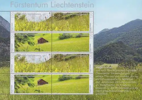 Liechtenstein MiNr. 2131-2134 Panorama: Magerwiesen (Klbg.)