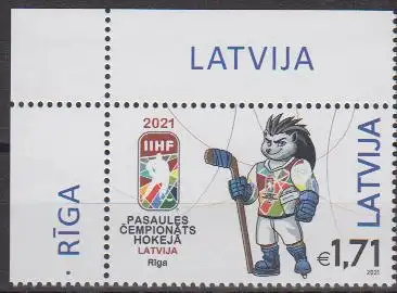 Lettland MiNr. 1127 Eishockey-Weltmeisterschaft Riga