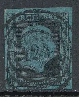 Preußen, Mi.Nr. 3, König Friedrich-Wilhelm IV., gestempelt "424"