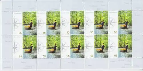 D,Bund Mi.Nr. Klbg.2481 Briefpostzustellung in Deutschland (m.10x2481)