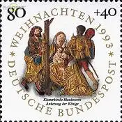 D,Bund Mi.Nr. 1707 Weihnachten 93 Hl.Drei Könige (80+40)