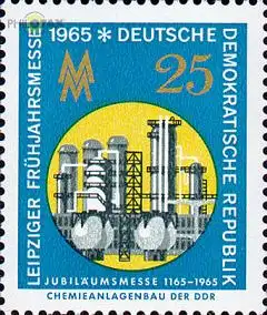 D,DDR Mi.Nr. 1092 Leipziger Frühjahrsmesse 65, Chemieanlagenbau (25)