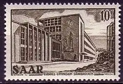 D, Saar, Mi.Nr. 325 Freimarken, Ansichten aus dem Saarland (Saar V) (10 Fr)