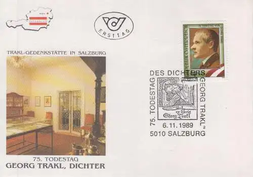 Österreich Mi.Nr. 1974 Georg Trakl, Dichter (4)